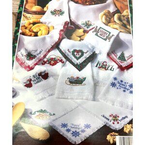Leisure Arts Christmas Towels & Bread Cloths Leaflet 2944